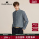 秋季 金熊男士 新品 GOLDEN BEAR 纯棉磨毛商务通勤休闲长袖 衬衫