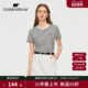 春夏新品 GOLDEN BEAR 金熊2026年女士棉感条纹短袖 圆领T恤