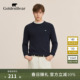 100%绵羊毛 男装 GOLDEN 金熊春季 抗菌防螨套头圆领针织衫 BEAR