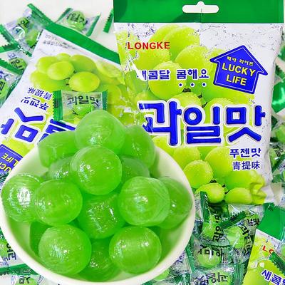 直供韩式青提味硬糖青葡萄