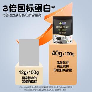 新日期冰泉黑豆纯豆浆粉216g高蛋白营养早餐下午茶