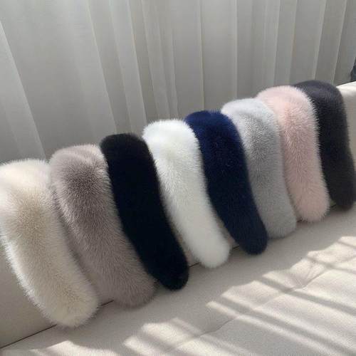 毛领单卖白色仿狐狸毛男女通用羽绒服大衣毛领子单买帽条保暖时尚