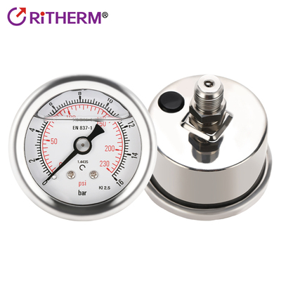 轴向压力表不锈钢材质高精度