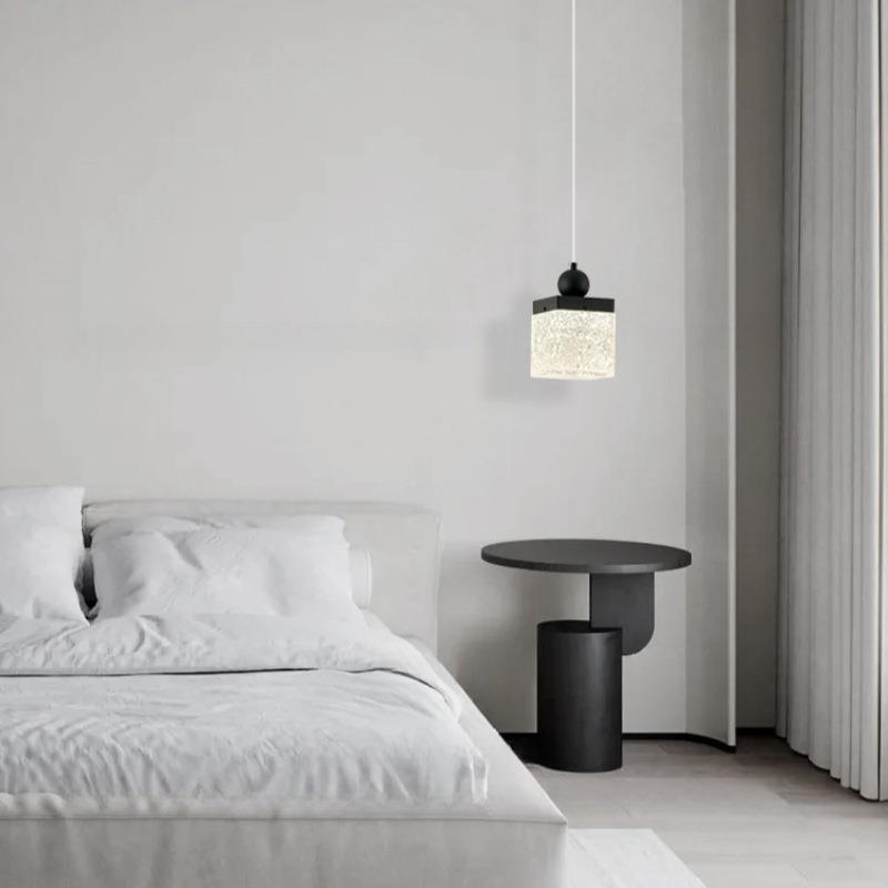 新款意式床头小吊灯现代简约个性创意过道灯轻奢餐厅吧台单头吊灯