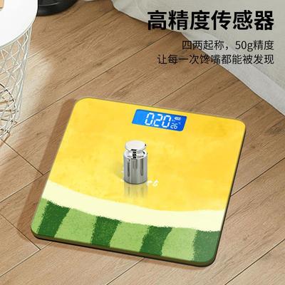 lot直供电子称卡通体重秤宿舍小型人体秤家用成人体重称称重