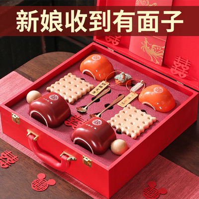 新婚礼物送新人闺蜜结婚实用的C级感档送新娘姐姐大气订婚摆件