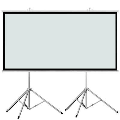 支架幕布150寸投影幕布免打孔投影仪幕布家用免打孔幕布投影家用