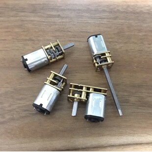 N20减速马达3V5V6V12V微型直流电机金属齿轮低速减速电动机正反转