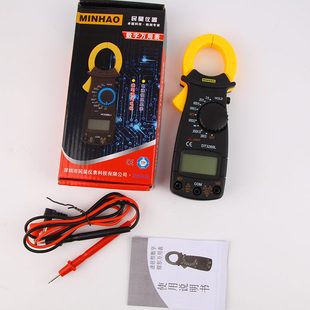 326T3钳形电流表电阻66蜂鸣带钳形表L线DL钳型万用表火数显26