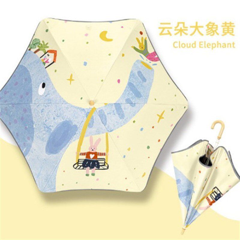 安全圆角b儿童i雨伞女孩童小学生上学直杆弯长柄伞晴雨伞两用,婴童用品,儿童雨伞/防晒伞,淘宝优惠券,粉丝福利购,淘宝优惠卷