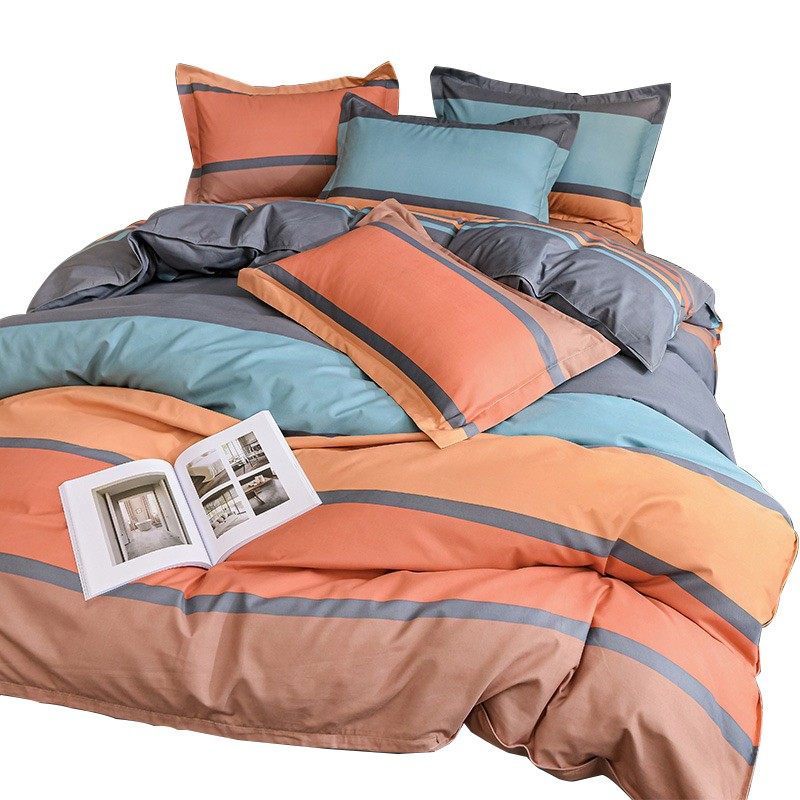 四件套100全棉床上用品床单被套1.8J米双人被罩床上4件套宿舍,床上用品,床品套件/四件套/多件套,淘宝优惠券,粉丝福利购,淘宝优惠卷