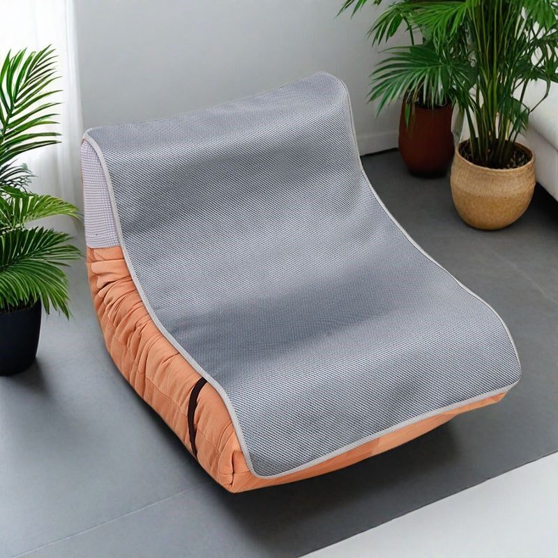 夏季毛毛虫沙发垫凉席坐垫子夏天凉垫单人懒O人沙发套罩榻榻米冰