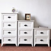 实木床头柜卧室多层抽屉式 储物柜卫生间收纳柜防水斗柜客厅组合柜