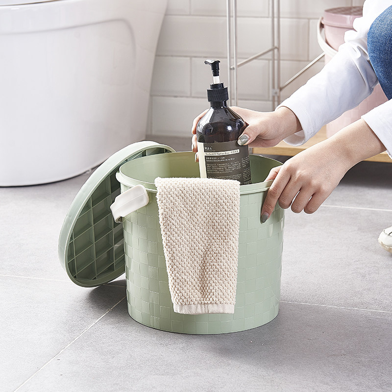 加厚多用收纳桶凳家用洗澡洗车桶带盖手提塑料优质水桶可坐钓鱼桶