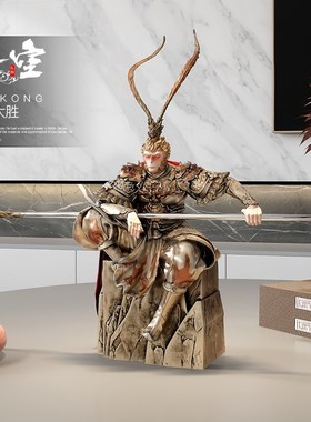 齐天大圣摆件孙悟空手办桌面客厅酒柜装饰斗战胜佛生日乔迁礼物男