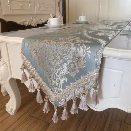 桌旗欧式美式级感茶几桌布电视柜餐桌奢华现端简约床旗定做