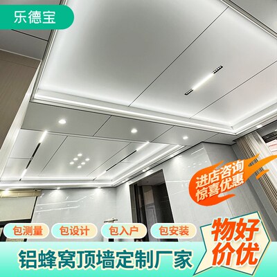 蜂窝大板吊顶厨房卫生间客厅集成吊顶天花板铝板蜂T窝板铝扣板材