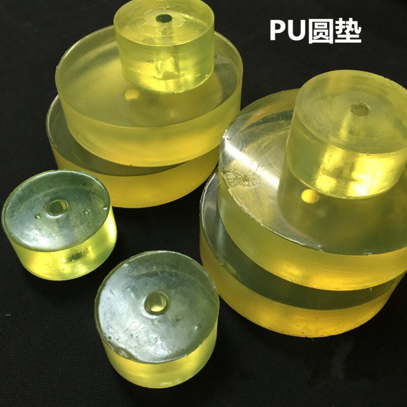 橡胶缓冲垫聚氨酯棒圆垫优力胶D垫减震垫牛筋垫冲床模具垫块