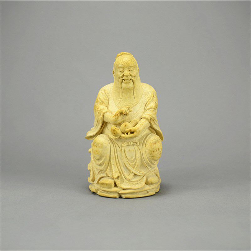竹根雕小品l《寿星》送老人 祝寿礼品