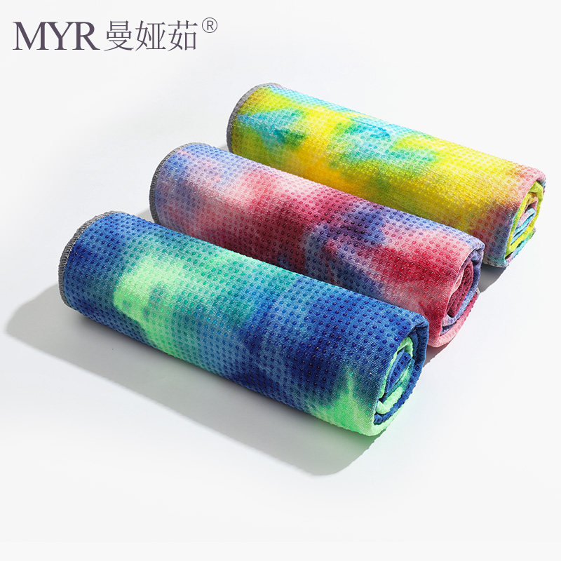 瑜伽垫布铺巾隔脏铺巾可机洗加厚吸汗防I滑便携式毯子健身瑜珈毛