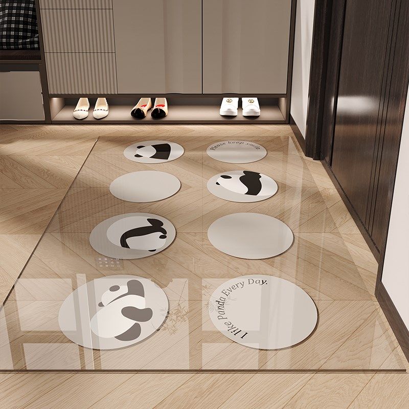 2024新款入户地垫软玻璃透明卡A通PVC可裁剪定制地毯耐脏免洗可擦,居家布艺,入户地垫,淘宝优惠券,粉丝福利购,淘宝优惠卷