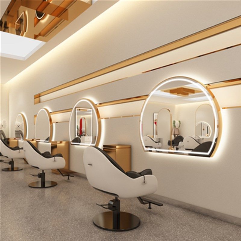 定制发廊专用挂墙带灯半圆圆形美发店烫染剪发镜子正圆理发店镜台,商业/办公家具,理发镜台,淘宝优惠券,粉丝福利购,淘宝优惠卷