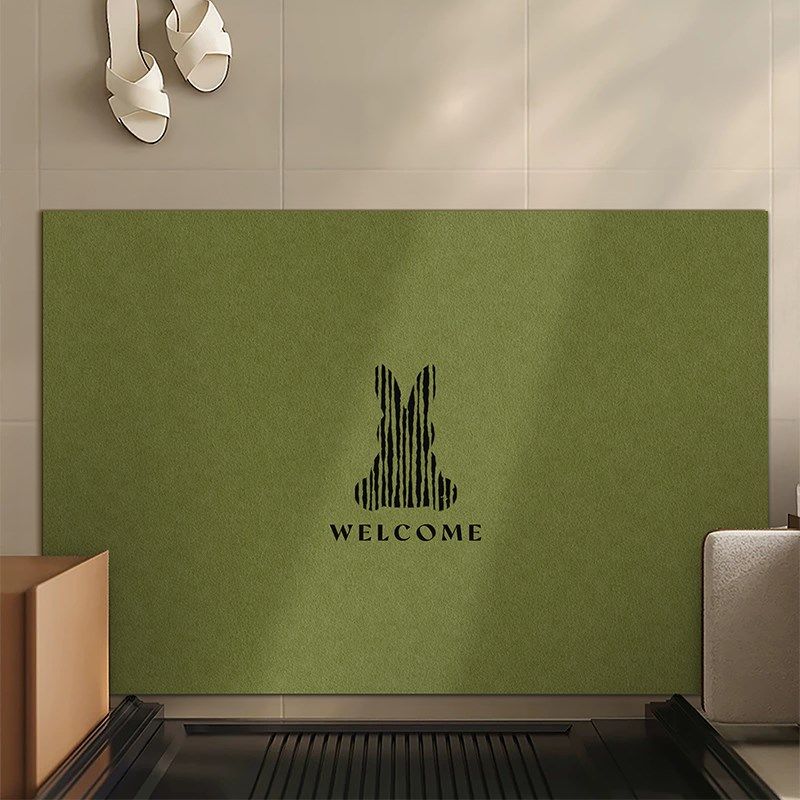 卡通入户地d垫门口玄关脚垫绿色高级感进门皮革垫子可裁剪防滑地,居家布艺,入户地垫,淘宝优惠券,粉丝福利购,淘宝优惠卷