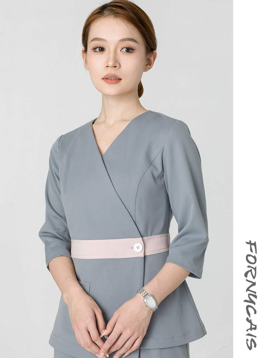 新款秋冬美容师工m作服女气质专业高级感美容服皮肤管理师工作服