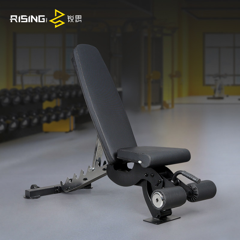 多功能仰卧起坐h板仰卧板卧推板商用折叠哑铃凳家用健身器材训练