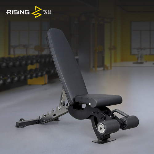 多功能仰卧起坐h板仰卧板卧推板商用折叠哑铃凳家用健身器材训练