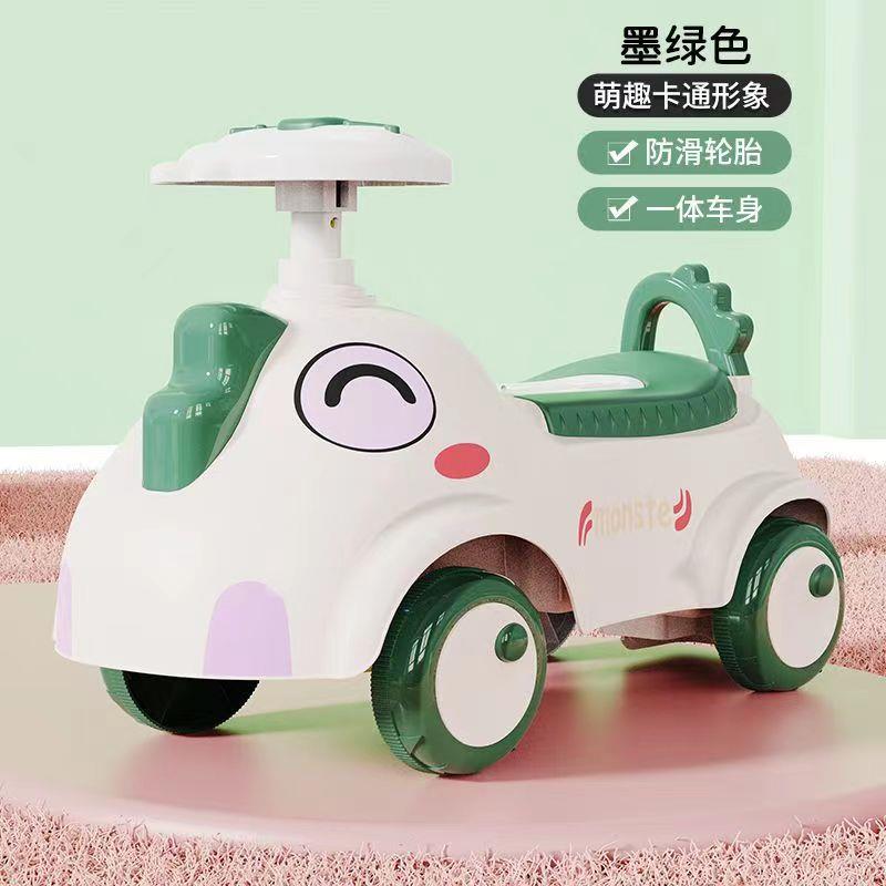 新款恐龙儿童滑行车1到q3岁男女宝宝四轮防翻玩具小孩溜溜车扭扭
