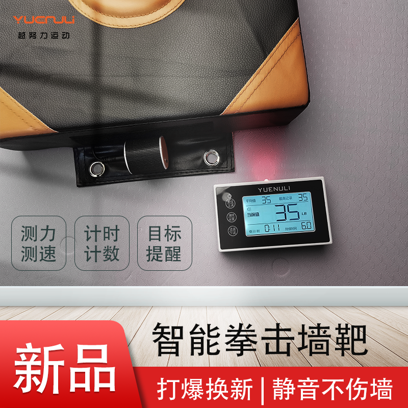 智能数据显示拳击音乐墙靶手靶泰拳跆拳道武术测力计数发泄训练靶