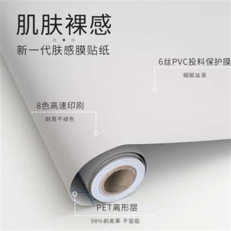 桌面贴纸翻新家具橱柜子改色宿舍书桌子餐桌防水T自粘加厚白色桌