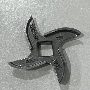 晶元绞肉机12 22 32型不锈钢十字刀片绞肉机配件商用