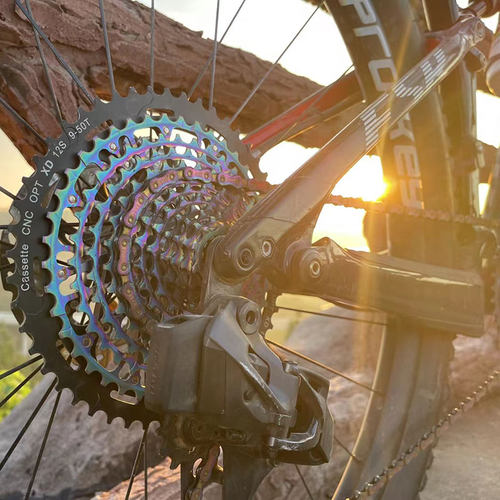 YBN山地车公路车11S 12S变速链条12速22速镂空自行车超轻33速24S