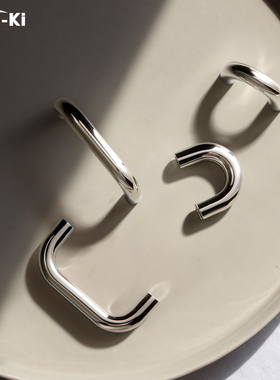 格奥琦 攸 电镀钛银色衣柜门把手抽屉橱柜简约小众柜子小拉手