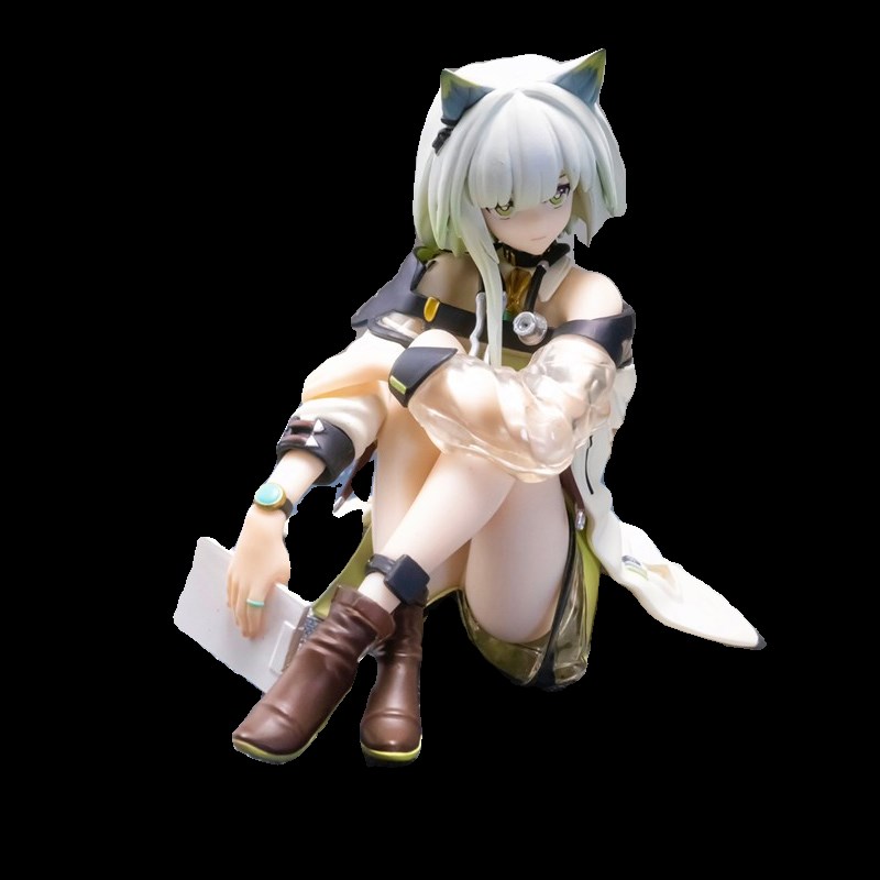 凯尔希手办 明日方舟 压泡面手办 坐姿 美少女 动漫 机箱模型摆件