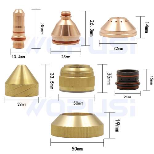 华远易快YK330电极喷嘴焊割配件等离子精细割枪割嘴配件易快330