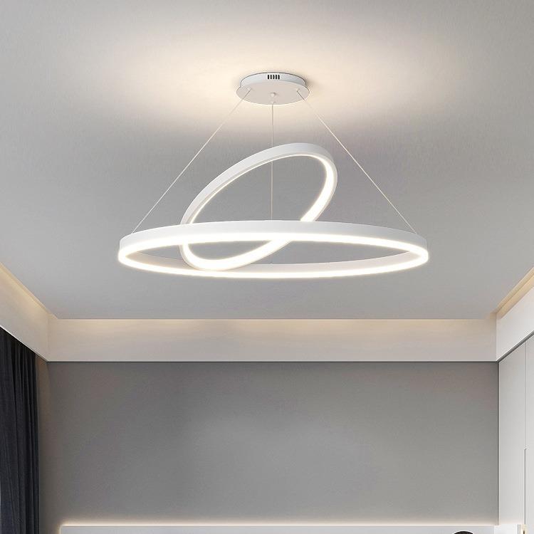 【严选】全光谱新款现代简约圆环圈圈形房间主灯书房餐厅卧室吊灯