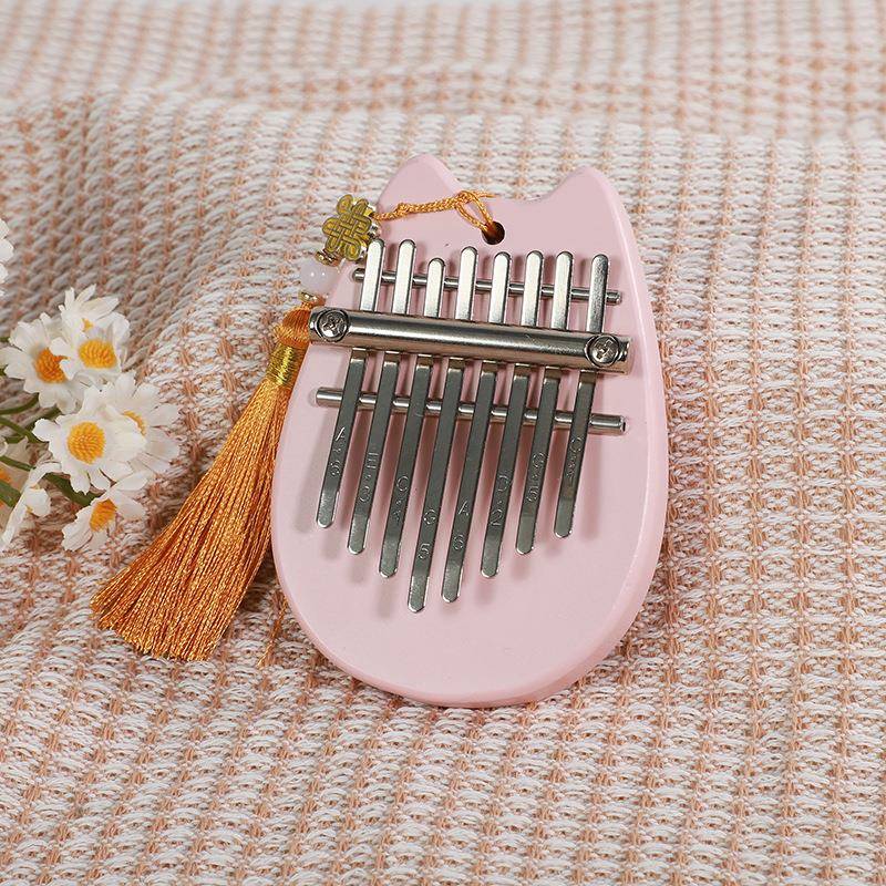 中8音MINI拇指琴卡林巴kalimba迷你手指钢琴卡巴林初学便携乐器