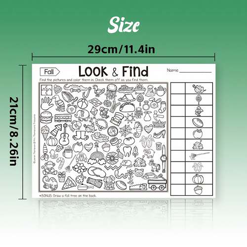 跨境新品 look and Find Book查找涂色书 儿童安静书填色绘画本