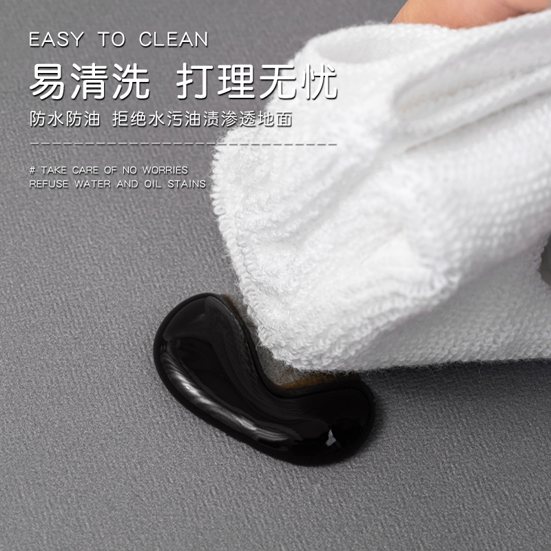 厨房地垫防滑防油可擦免洗硅藻泥吸水垫家用整铺防脏防污门口地毯