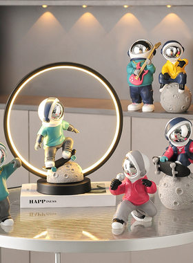 创意太空人太空人小摆件客厅电视柜酒柜儿童房间桌面家居软装饰品