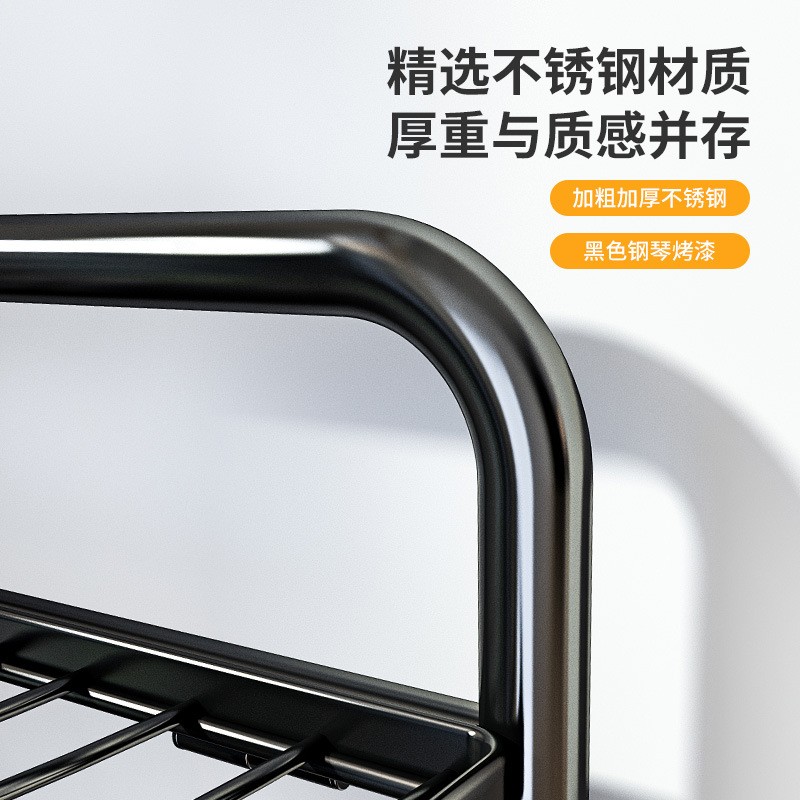 多功能厨房置物架落地多层不锈钢转角锅架子放锅架三角锅具收纳架