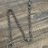 狗狗不锈钢牵引链中大型犬猛犬遛狗绳比特卡斯罗威纳家用拴狗链子