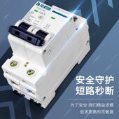DZ47小型断路器63A32总空开家用12P短路漏电保护空调电闸空气开关