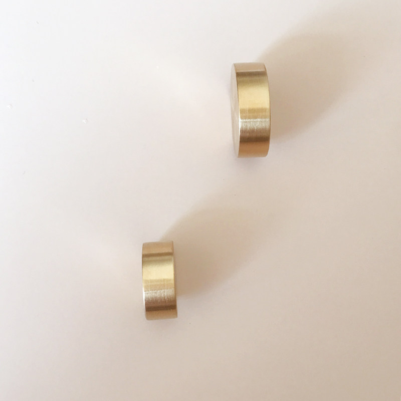 北欧设计师款小众柜子柜门小号黄铜拉手墙面圆形衣帽挂钩创意把手,住宅家具,拉手,淘宝优惠券,粉丝福利购,淘宝优惠卷