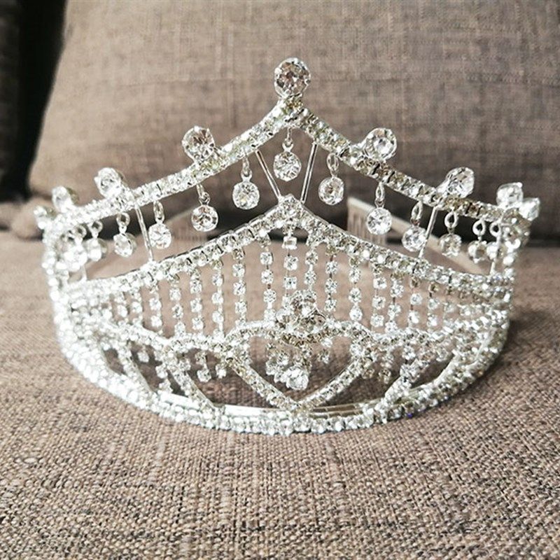 女童大皇冠头饰儿童公主新娘王冠发夹小女孩闪水钻发箍宝宝发饰品,童装/婴儿装/亲子装,发饰,淘宝优惠券,粉丝福利购,淘宝优惠卷