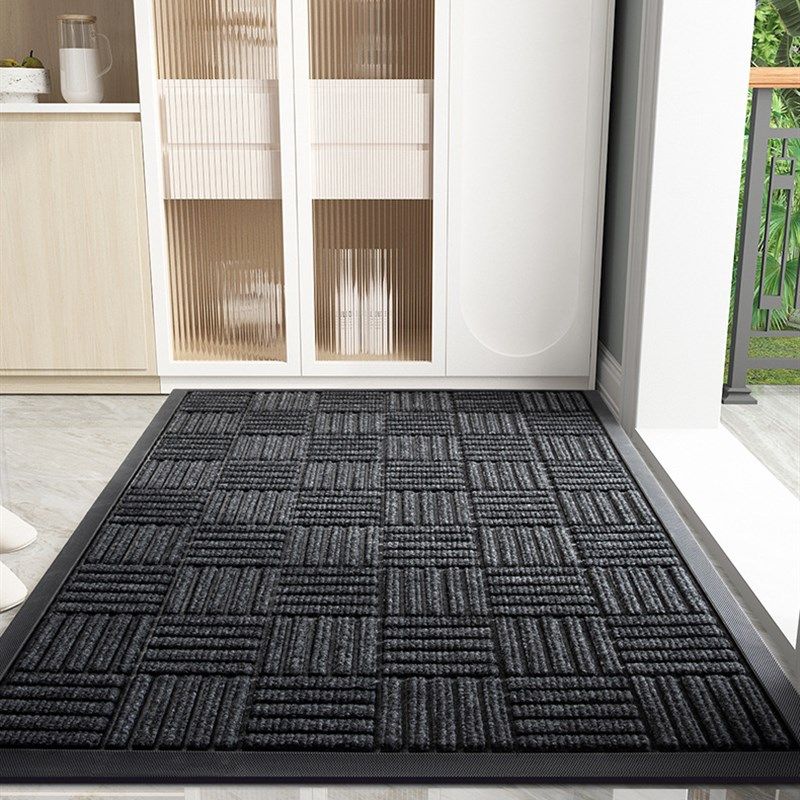 简约现代门外橡胶地垫门口蹭土垫防滑防水耐磨入户门垫进门踩脚垫,居家布艺,家用脚垫,淘宝优惠券,粉丝福利购,淘宝优惠卷