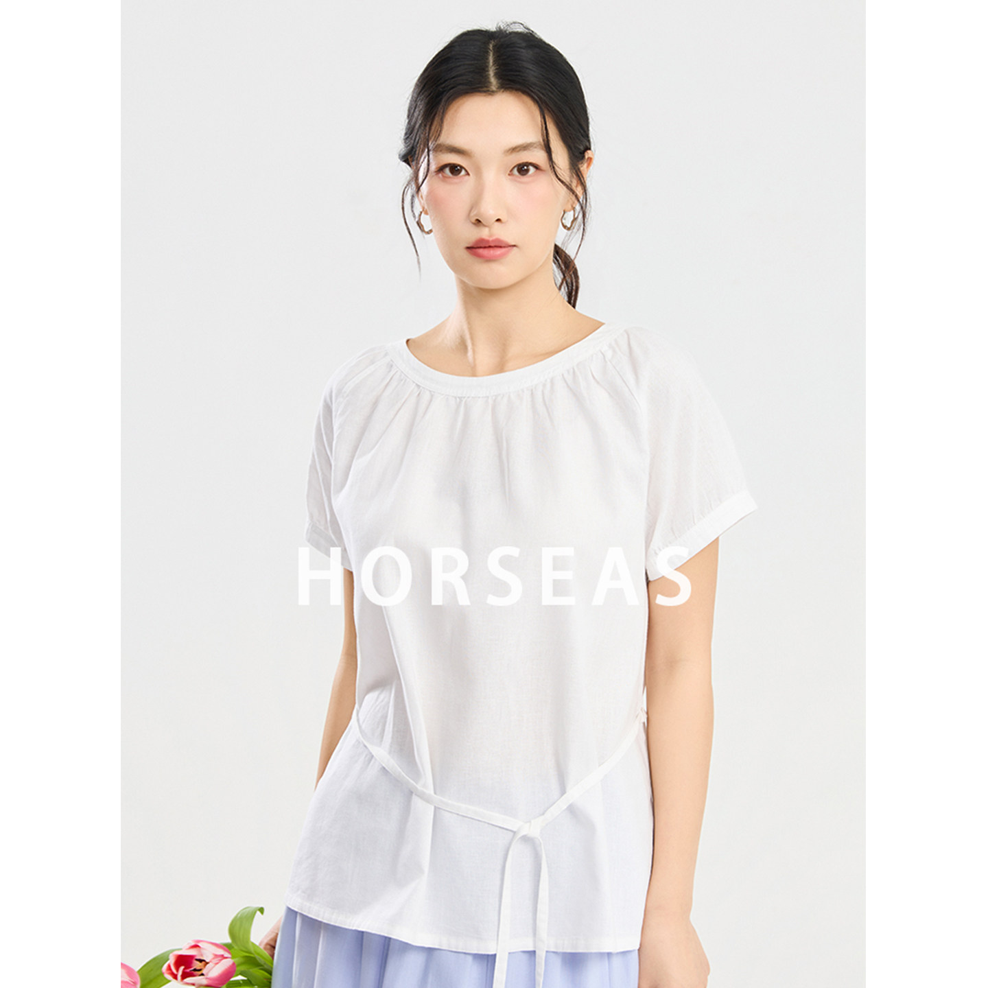 海边的马/HORSEAS汉麻圆领短袖